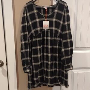 Knox Rose Pocket Flannel Dress